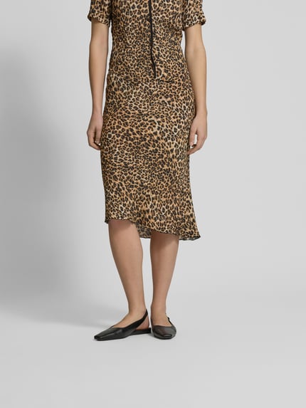 Nanushka Midirok met elastische band Lichtbruin - 4