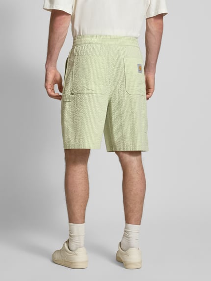 Carhartt Work In Progress Shorts mit Strukturmuster Modell 'Toland' Hellgruen 5