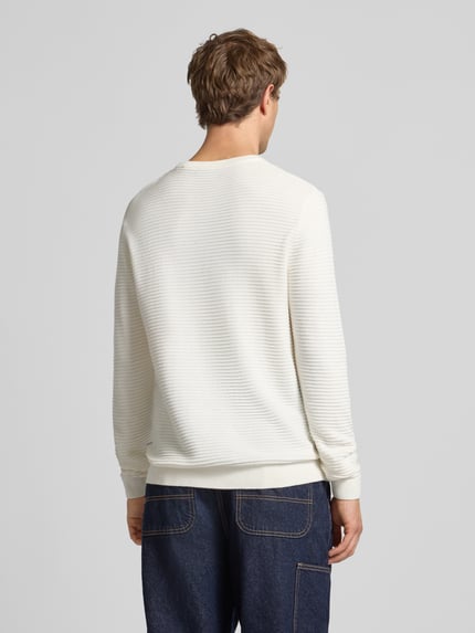 JACK & JONES Gebreide pullover met ronde hals, model 'OTTO' Offwhite - 5