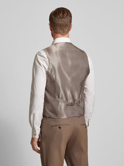 WILVORST Gilet met strookzakken Beige - 5