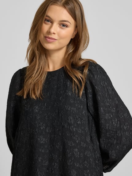 Christian Berg Woman Selection Minikleid im Stufen-Look mit 3/4-Arm Black 3