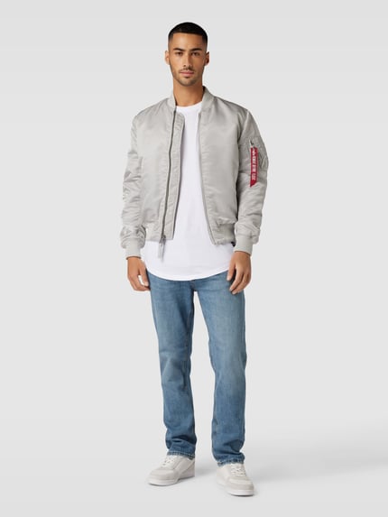 JACK & JONES Jeansy o kroju slim fit z dodatkiem streczu model ‘CLARK’ Jeansowy niebieski 1