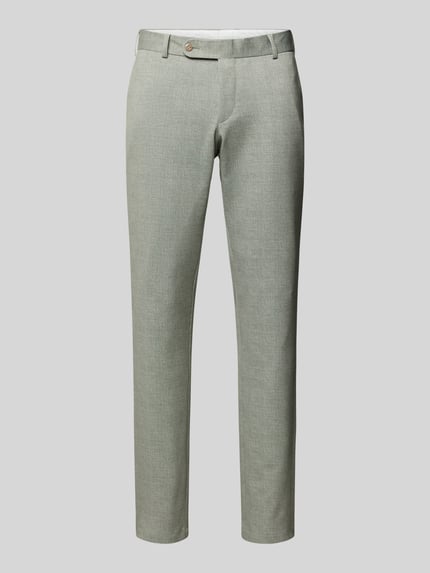 Spodnie materiałowe z wpuszczanymi kieszeniami w stylu francuskim Shop The Look MANNEQUINE