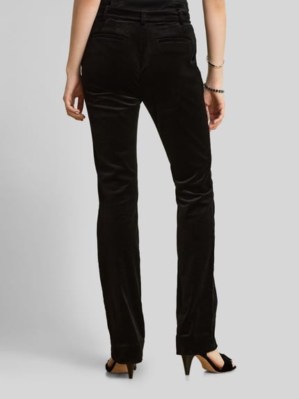 Lauren Ralph Lauren Regular Fit Business-Hose mit Samtstruktur Black 5
