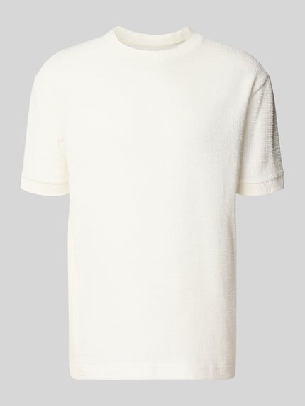 Marc O'Polo Relaxed Fit T-Shirt aus Baumwoll-Mix Offwhite 2