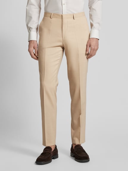 HUGO Pak met reverskraag, model 'Arti/Hesten' Beige - 6