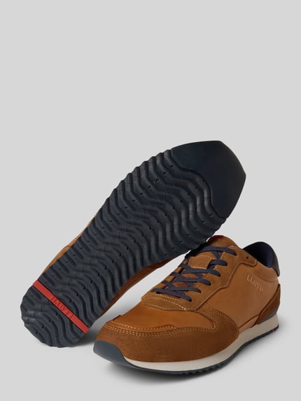 LLOYD sneakers met vetersluiting model 'Edmomd' Cognac - 4