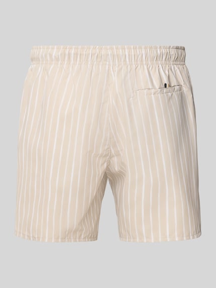 BOSS Badeshorts aus schnell trocknendem Material Sand 3