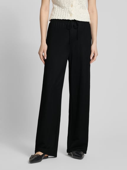 ONLY Loose Fit Weite Hose aus Viskose-Mix Modell 'JANY' Black 4