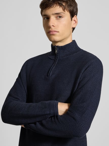 Superdry Troyer mit Stehkragen Dunkelblau 3