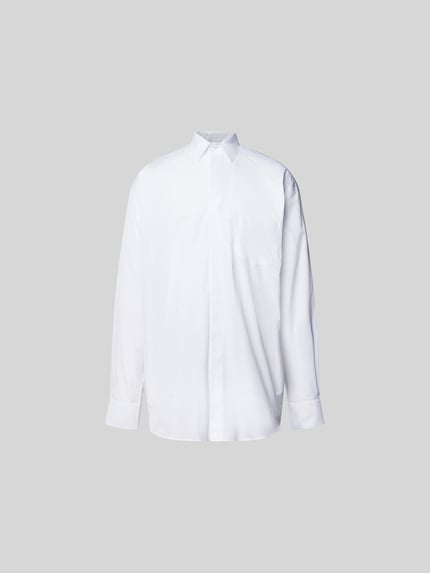 Vrijetijdsoverhemd met kentkraag Shop The Look MANNEQUINE
