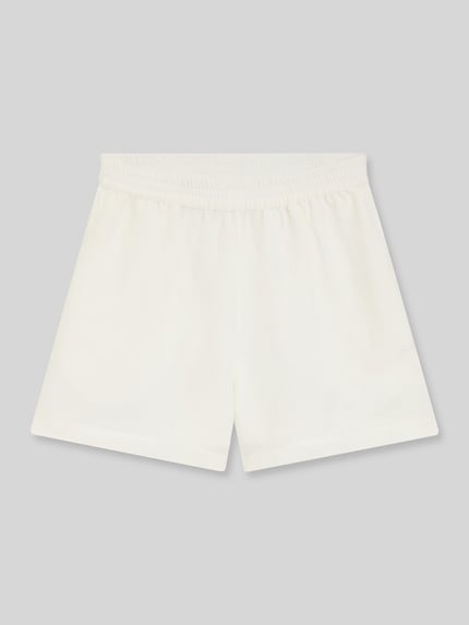 BOSS Orange Relaxed Fit Shorts aus Leinen-Viskose-Mix Modell 'TALLAN' Offwhite 2