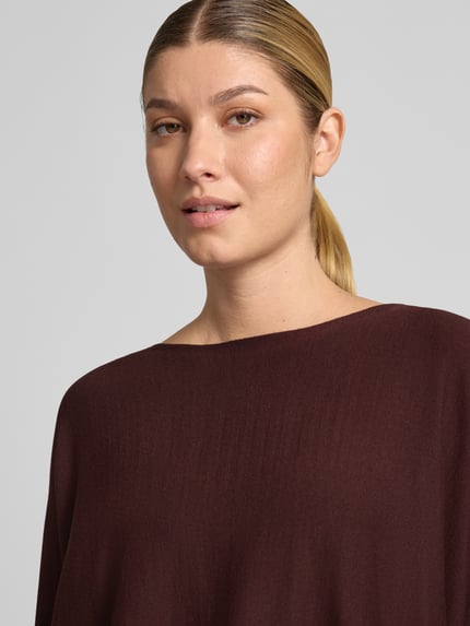 someday. Strickpullover aus Viskose-Mix Modell 'Tiraja' Bordeaux 3