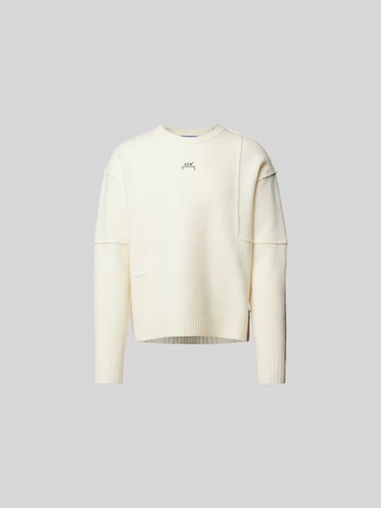 A-COLD-WALL Bluza z prążkowanymi wykończeniami Beżowy 2
