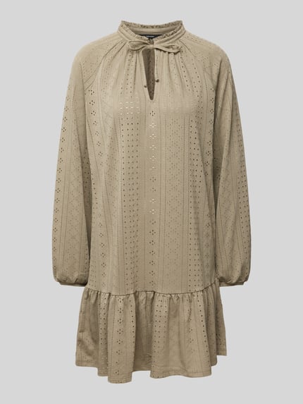 VERO MODA Knielange jurk met pailletten, model 'BILLI' Rietgroen - 2