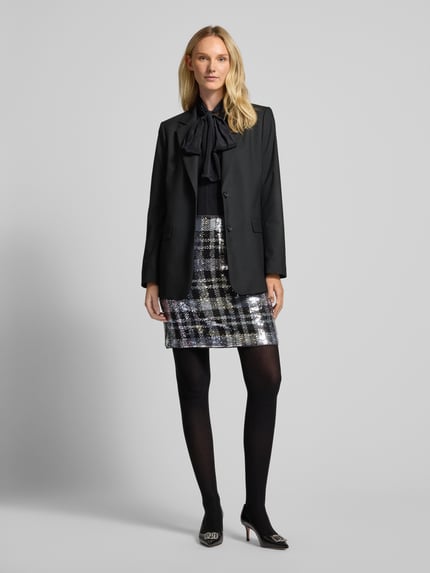 Christian Berg Woman Minirock mit Paillettenbesatz Black 1