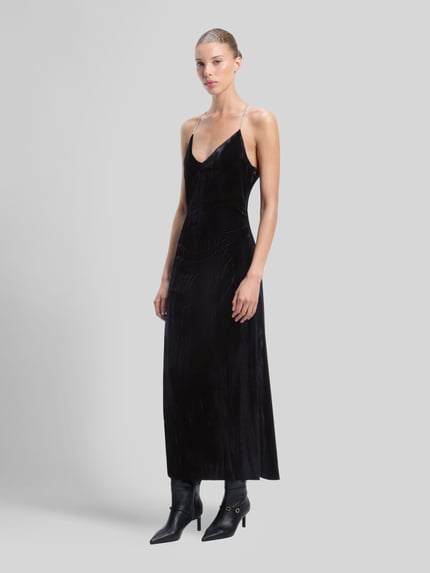 HUGO Abendkleid mit Kettenträgern Kelvet-1 Black 4