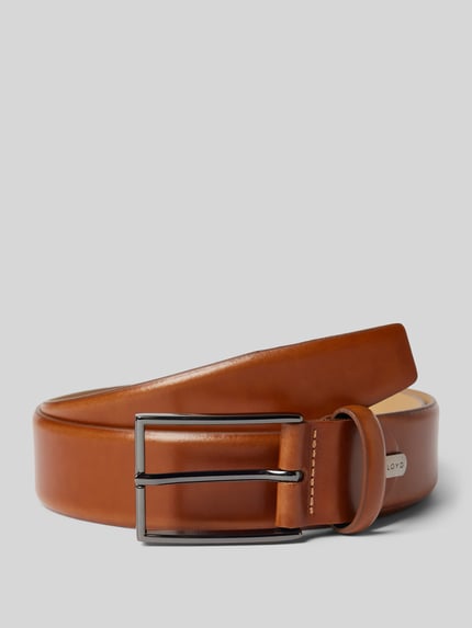 LLOYD Men's Belts Pasek z powlekanej skóry Koniakowy 1