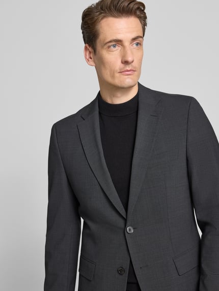 BOSS Slim Fit Anzugsakko aus Schurwoll-Mix Modell 'HARVEY' Anthrazit 3