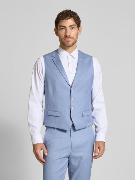 MCNEAL Gilet met reverskraag Blauw - 4