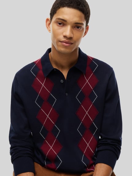 Tommy Hilfiger Regular Fit Pullover aus reiner Baumwolle Marine 3
