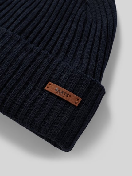 Barts Beanie mit Label-Detail Modell 'WILBERT' Marine 2
