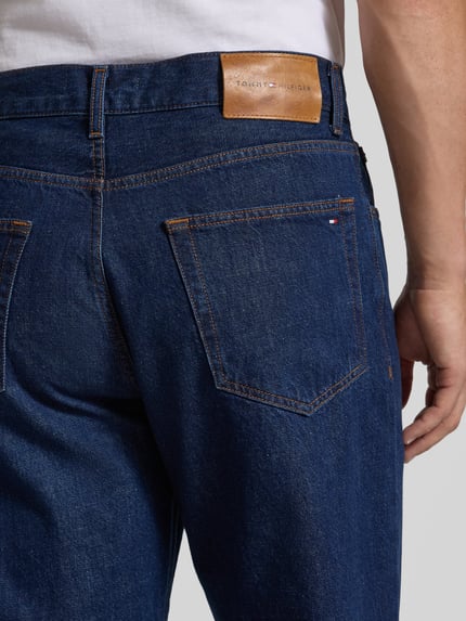 Tommy Hilfiger Jeansy o luźnym kroju z czystej bawełny Jeansowy niebieski 3