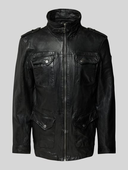 MAURITIUS Jacke aus Schafleder Modell 'Daxter' Black 2