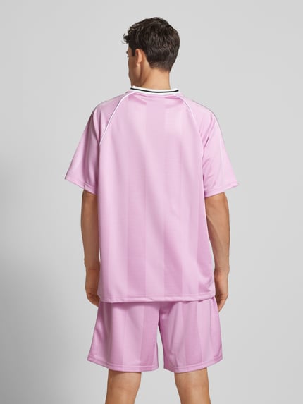 Karl Kani Trikot mit Label-Stitching Pink 5