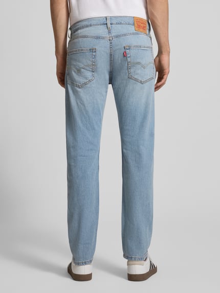 Levi's® tapered fit jeans van katoenmix model '502®' Lichtblauw - 5