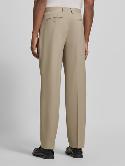 Matinique straight fit broek met viscose model 'Wesley' Beige - 5