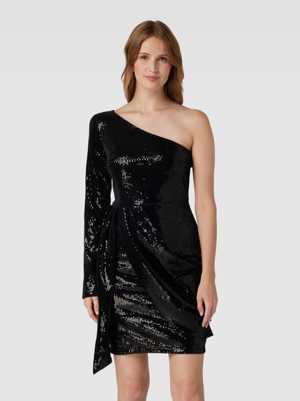 NovaLanaLove X P&C* One shoulder-jurk in minilengte - NovaLanaLove x P&C* Zwart - 4