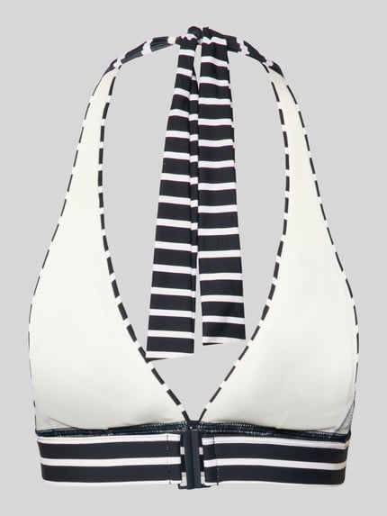 Marc O'Polo Bikini-Oberteil mit Neckholder Modell 'ESSENTIALS TRIANGLE TOP' Dunkelblau 3