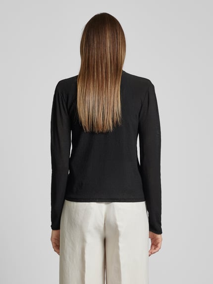 Max Mara Studio Pullunder mit Rundhalsausschnitt Modell 'ORVIETO' Black 5