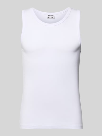 skinny fit tanktop in riblook Shop The Look MANNEQUINE
