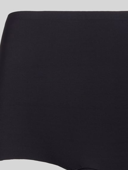 Productfoto, zwarte broek van materiaalmix met stretch, nauwsluitend model, naadloos design, set van 2, model 'Dream Invisibles' van MAGIC Bodyfashion