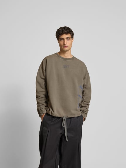 A-COLD-WALL Sweatshirt met geribde boorden Black - 4