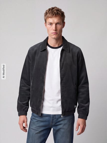 Marc O'Polo DENIM Regular Fit Hemdjacke aus reiner Baumwolle Graphit 4