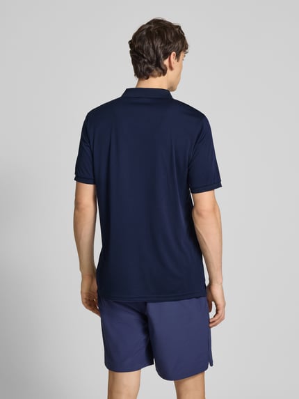 ellesse Slim Fit Poloshirt mit Label-Print Modell 'MACKENNA' Dunkelblau 5