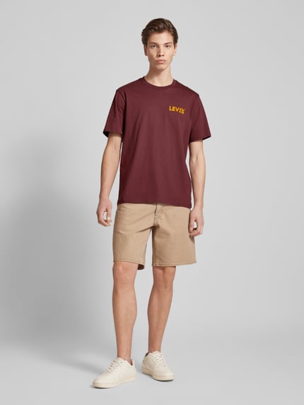 Levi's® T-Shirt mit Logo-Print Bordeaux 1