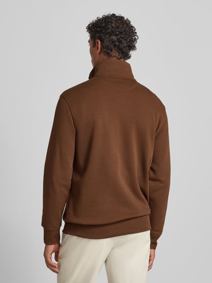 GANT Bluza rozpinana z naszywką z logo Jasnobrązowy 5