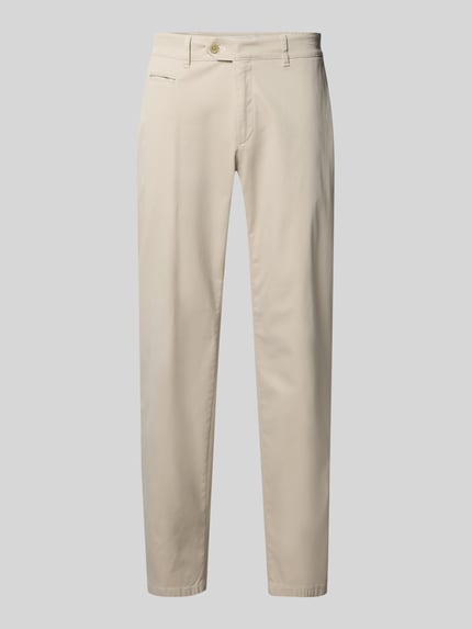 Brax Regular Fit Stoffhose mit Lyocell-Anteil Modell 'Everest' Beige 2
