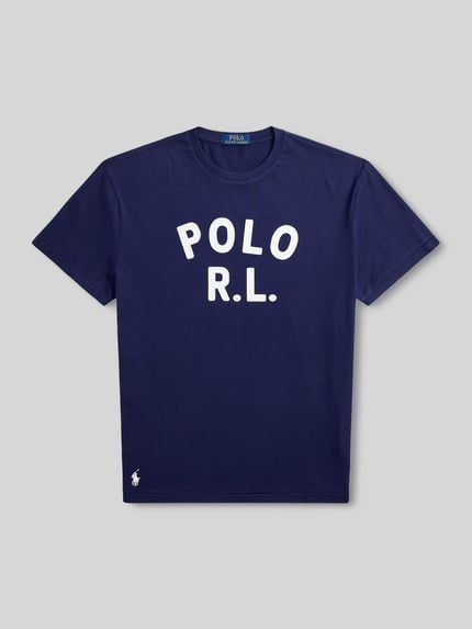 Polo Ralph Lauren Loose Fit T-Shirt aus reiner Baumwolle Marine 2