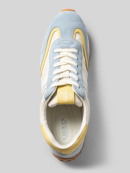 Lauren Ralph Lauren Sneaker aus echtem Leder Modell 'DANI' Hellblau 3