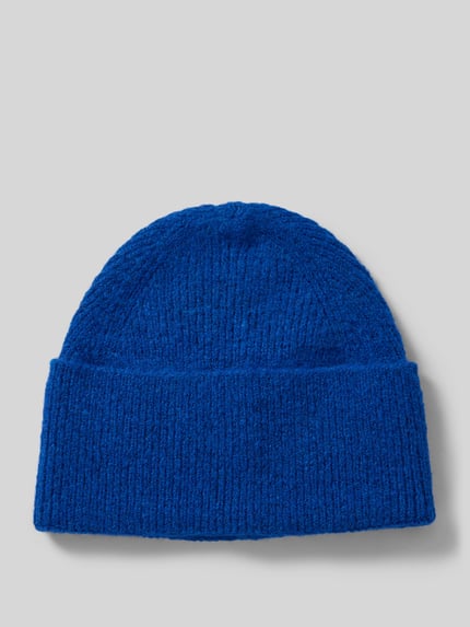 Jake*s Casual Beanie met wol Blauw - 1