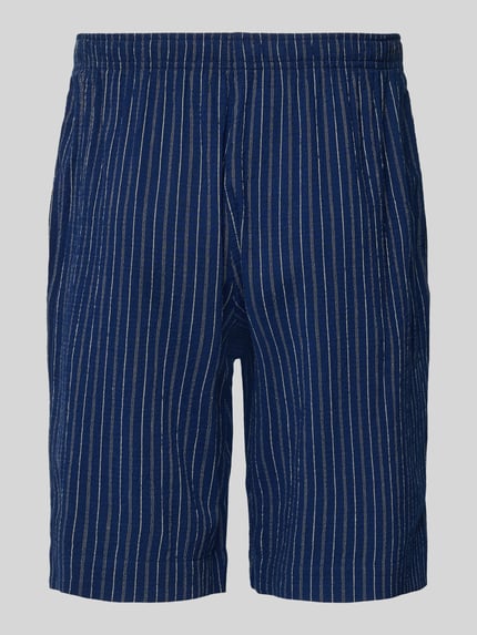SCHIESSER Relaxed Fit Bermuda mit Viskose-Anteil Marine 3