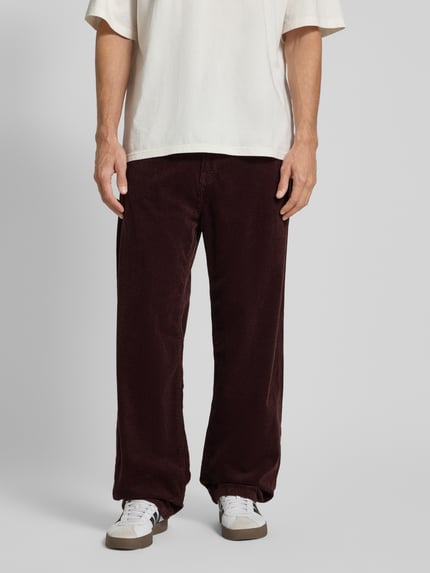 Carhartt Work In Progress Cordhose mit Eingrifftaschen Modell 'LANDON' Dunkelbraun 4