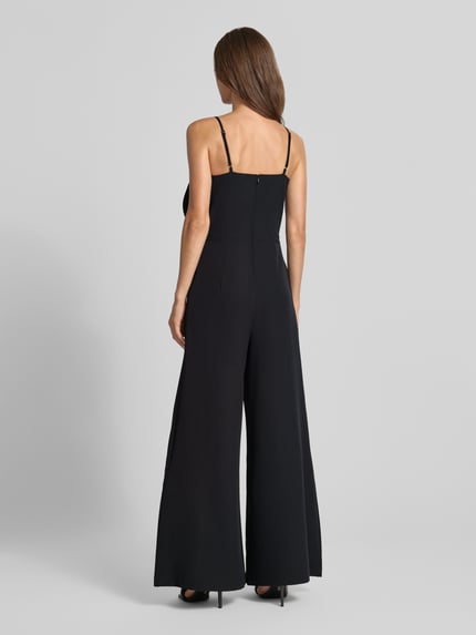 YAS Jumpsuit mit Spaghettiträgern und Applikation Black 5