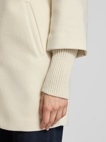 Christian Berg Woman Selection Loose Fit Mantel mit Woll-Anteil Offwhite 3