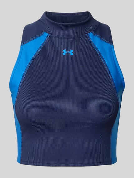 Under Armour Kort tanktop met logodetail Donkerblauw - 2